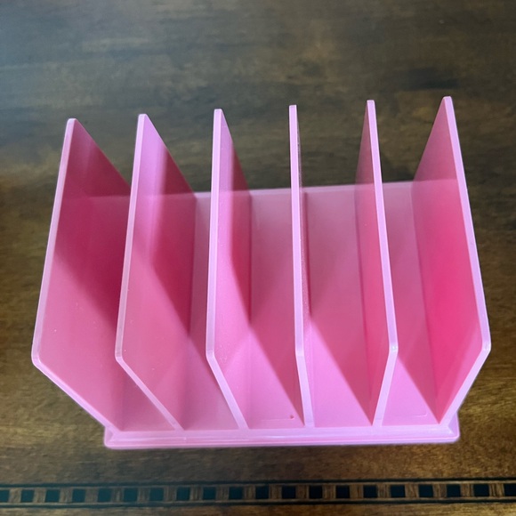 Vintage Rogers Letter Holder Organizer Pink - Picture 3 of 7